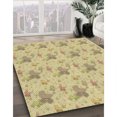 thumbnail image 3 of Ahgly Tapis Rectangulaire Lavable en Machine Intérieur Transitionnel Pérun Brun, 2 Pieds x 4 Pieds, 3 of 7