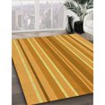 thumbnail image 3 of Ahgly Tapis Rectangulaire Lavable en Machine Intérieur Transitionnel Orange Néon, 4 Pieds x 6 Pieds, 3 of 7