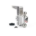 thumbnail image 3 of Weigh Safe Trailer Hitch Ball Mount LTB8-2 180 Degree; Fits 2 Inch Receiver; 12500 Gross Trailer Weight; Turnover; Adjustable; Stowable; 8 Inch Drop/9 Inch Rise, 3 of 4