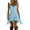 Blue-summer dresses for women, variant on YFNNUP Women Summer Dress Ruffle Hem Sleeveless Dresses Lightweight Spaghetti Strap Sundress Casual Flowy Vacation Sundresses Pink XXL