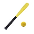thumbnail image 1 of bedienty Soft Baseball Bat For Kids Skill Development Lightweight Foam Bat Practice Hitting Baseball Practice Gift Boys Girls Yellow 54cm, 1 of 6