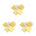 thumbnail image 4 of Transemion 5pcs 50x50cm Square Cotton Fabric Cloth For DIY Craft Sewing yellow 3Set, 4 of 6