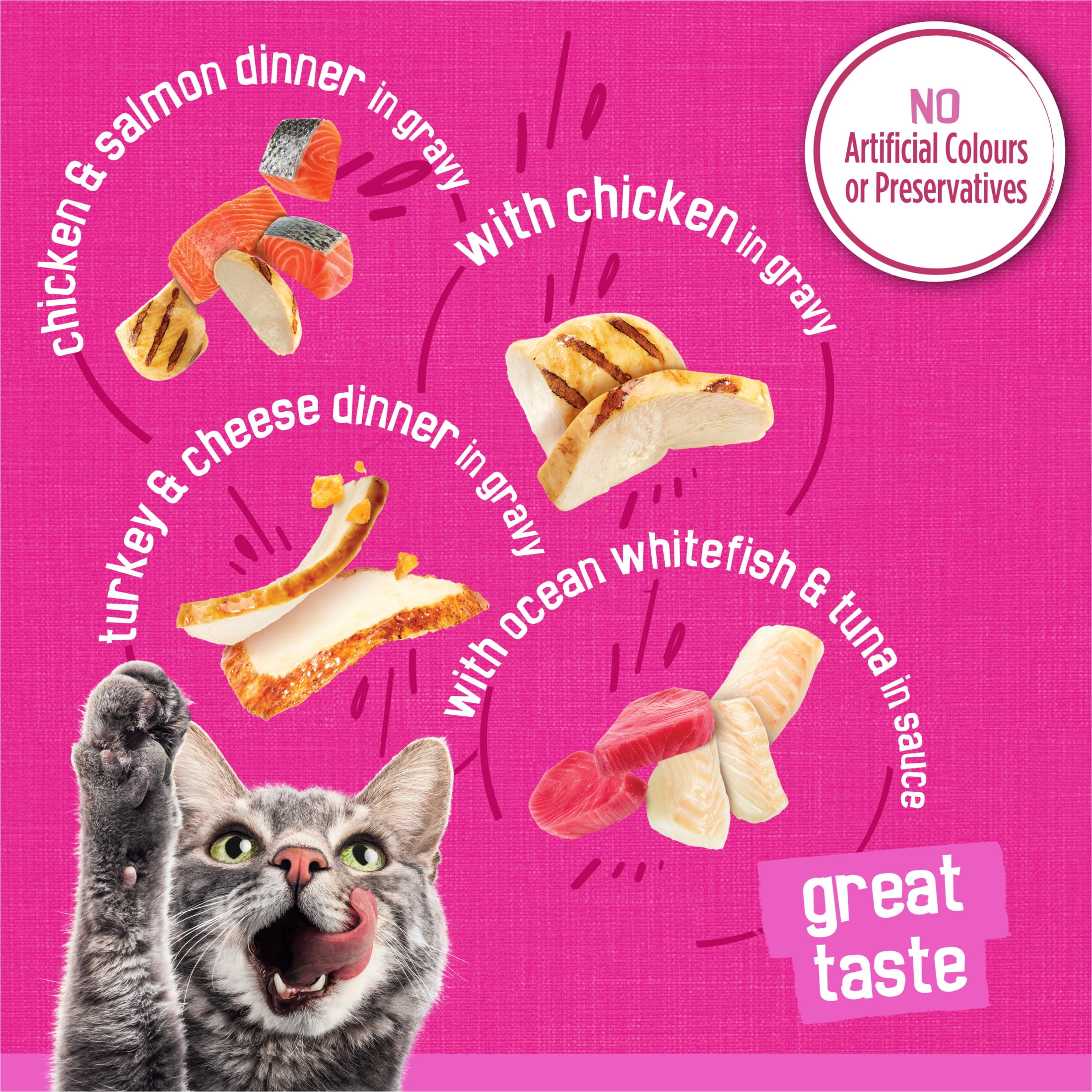 Friskies En lanières Super-Emballage Nourriture humide pour Chats