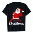 thumbnail image 1 of Blouse de Mode Imprimée de Noël, T-Shirt à Manches Courtes Décontracté, 1 of 8