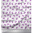 thumbnail image 1 of Soimoi Poly Georgette Fabric Bubbles & Fish Ocean Print Sewing Fabric Yard 42 Inch Wide, 1 of 2