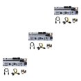 thumbnail image 3 of Shengyu PCI-E 1x to 16x Adapter with LED Indicators High Speed PCI- Extender Black 3Set, 3 of 6