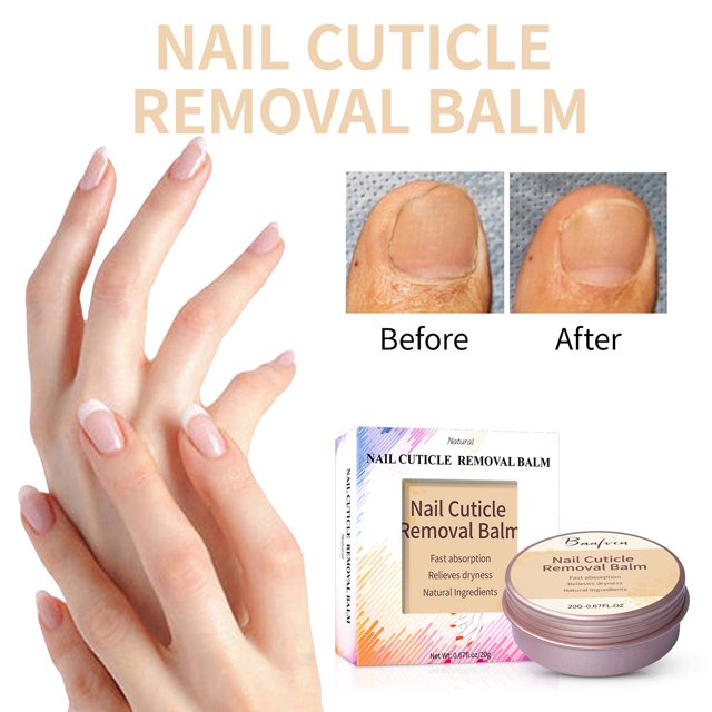 RKSTN Baume pour Enlever les Cuticules des Ongles Baume pour Enlever les Cuticules des Ongles Baume Exfoliant pour Ongles Baume de Réparation Vernis à Ongles 20g