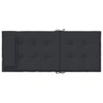 thumbnail image 4 of vidaXL Highback Chair Cushions 4 pcs Black Oxford Fabric, 4 of 5
