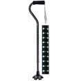 thumbnail image 2 of Essential Medical Supply Couture Offset Fashion Cane with Matching Standing Super Big Foot Tip, Hounds Tooth Style, Hounds Tooth Style, 1 Count, 2 of 4
