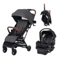 thumbnail image 1 of Baby Trend Sonar Compact Lightweight Stroller Travel System with EZ Lift Plus Infant Car Seat and Base (4-30lbs) - Overhead-Bin Friendly Frame w/One-Hand Fold and UPF 50+ Canopy - FAA Approved, 1 of 14