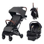 Baby Trend Sonar Compact Poussette léger système de voyage avec EZ Soulève Plus Siège et base de voiture pour nourrissons (4-30lbs) - Cadre d'accueil pour la tête-à-tête avec pli unique et UPF 50+ Canopie - FAA Approuvé