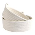 thumbnail image 1 of simhoa Ensemble de 2 Pcs Paniers Ronds Tressés Petits Rangement Cadeaux Mini Plateau Corde Montessori Blanc, 1 of 8