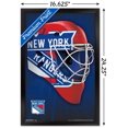 thumbnail image 2 of NHL New York Rangers - Mask 16 Wall Poster, 22.375" x 34", 2 of 4