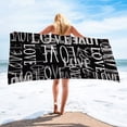 thumbnail image 2 of CEHVOM Microfiber Beach Towel Super Lightweight Colorful Bath Towel Sandproof Beach Blanket Multi-Purpose Towel For Travel Swimming Pool 30x60 Inch Clearance, 2 of 7