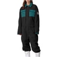 thumbnail image 1 of Timegard Winter Women Snowsuit Lapel Neck Long Sleeve Loose Rompers Outdoor Ski Active Athletic Windproof Jumpsuit, 1 of 8