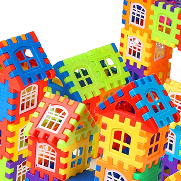 House Big Blocks Building Sets, Large Sized Blocks Puzzle Toddler