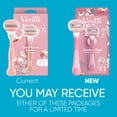 thumbnail image 4 of Venus Comfortglide Women's Razor White Tea Scented with Reusable Razor Handle, 2 Razor Blade Refills and Shower Holder, 4 of 17