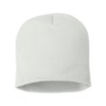 thumbnail image 2 of Sportsman 8 Knit Beanie, One Size, White, 2 of 2