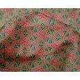 thumbnail image 4 of oneOone Silk Tabby Fabric Floral Block Print Fabric By The Yard 42 Inch Wide, 4 of 4