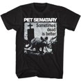 thumbnail image 1 of Pet Sematary T-Shirt Noir pour Adulte Dead Is Better, 1 of 2