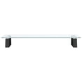 thumbnail image 2 of vidaXL Monitor Stand Black 60x20x8 cm Tempered Glass and Metal, 2 of 5