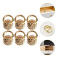 thumbnail image 3 of 6pcs Golden Cabinet Ring Pulls Furniture Drawer Pulls Minimalist Cabinet Ring, 3 of 6