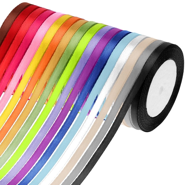 Shisuyan Ribbons of Textile for Wrapping Red 18 Rolls 22m X 0.2in X 0.04in