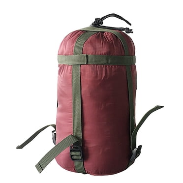 Riforla Sac de Compression pour Sac de Couchage Sac de Rangement pour Sac de Couchage Grande Capacité Sac de Compression pour Sac de Couchage Sac de Rangement en Nylon pour Sac de Couchage Sacs de Rangement de Camping pour Sac à Dos Rose