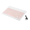 thumbnail image 1 of lionlar Universal Wireless Multi-Device Bluetooth 5.1 Portable Keyboard Japanese Keycaps pink, 1 of 9