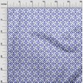 thumbnail image 3 of oneOone Rayon Medium Blue Fabric Geometric Triangle Sewing Craft Projects Fabric Prints By Yard 56 Inch Wide, 3 of 4