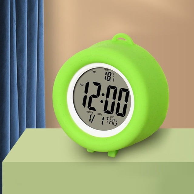 TopLLC Digital Electronic Clock LED Display Electronic Clock Stereo Digital Display Snooze Alarm Clock 12/24H Switching Countdown Time digital alarm clock
