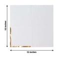 thumbnail image 2 of HLONK 50 Pack | 2 Ply Soft Orange Dinner Party Paper Napkins  Wedding Reception Cocktail Beverage Napkins, 2 of 9