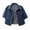 Blue, variant on Cropped Denim Jacket for Women Women's Denim Jacket Button up 3/4 Sleeve Cropped Jean Cardigan Jacket S-51 Light Blue 3XL