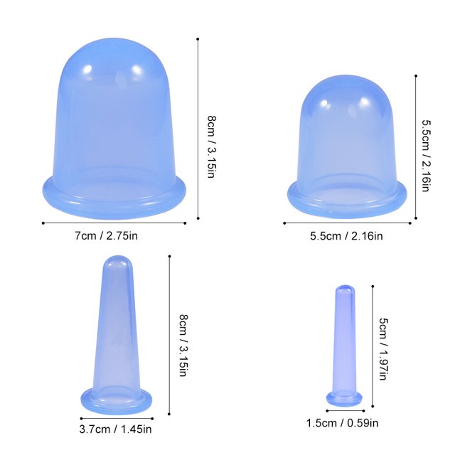 Loewten Silicone Anti Cellulite Massage Cups, Cellulite For Hoom