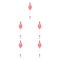 thumbnail image 2 of QualitChoice Canne à Pêche Dérivante Étanche Rotation 360° Mousse Lumineuse Alarme Dérivantes Forte Résistance à la Traction pour Eau Salée Rose 5ensemble, 2 of 6