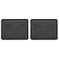 thumbnail image 3 of Husky Liner Floor Mat 52021 Heavy Duty Floor Mats; Multi-Fit; Raised Ridges; Black; Rubber; 2 Piece, 3 of 4