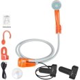 thumbnail image 2 of Douche de Camping Portable, Douche Portable pour Pompe de Camping avec Doubles Batteries USB Détachables, Pommeau de Douche Extérieur pour Camping, Randonnée, Voyage, 2 of 9
