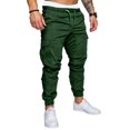 thumbnail image 5 of Men‘s Cargo Pants Casual Joggers Sports Drawstring Trousers Sweatpants, 5 of 5