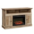 thumbnail image 1 of Sauder® Cannery Bridge Entertainment/Fireplace Credenza, Lintel Oak®, 423001, 1 of 8