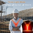 thumbnail image 2 of Gilet de Course Réfléchissant à DEL Haute Visibilité avec Conception Élastique Ajustable - Idéal pour les Activités Nocturnes en Jaune Fluorescent, 2 of 6