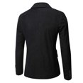thumbnail image 3 of Mens Jacket Winter Mens Autumn And Winter Fashion Personality Solid Color Casual Suit Jacket, 3 of 3