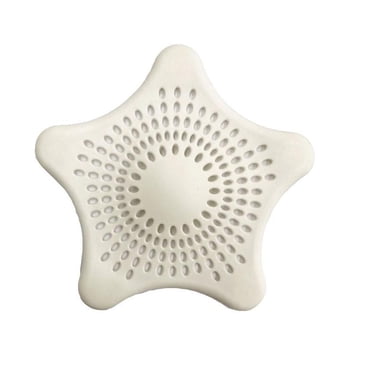 Mainstays Star-Shaped Drain Catch, 100% TPE Shower Hair Stopper