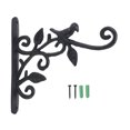 thumbnail image 2 of Outdoor Hanging Brackets Wall Hook, Iron Easy Installation Decorative Plant Hanger  for Wind Chimes, 2 of 7