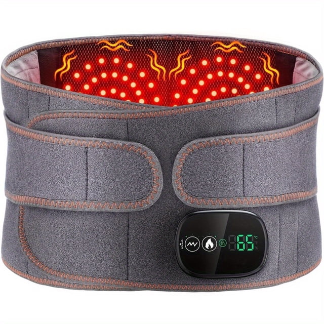 Heating pad Wireless heating pad with massager portable heating pad back support Heating Back with Belly Warm waist support 3 quick heating massage modes