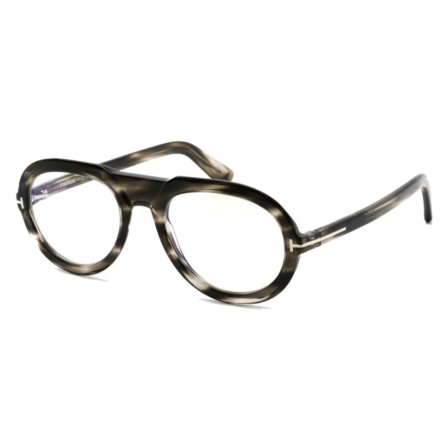 Tom Ford FT5756-B 056 Men's Havana/Other Pilot Frame Eyeglasses
