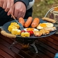 thumbnail image 4 of 35cm Thick Cast Iron Frying Pan Flat Pancake Griddle Non-Stick Bbq Grill Induction Cooker Open Flame Cooking Pot, 4 of 10