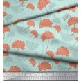 thumbnail image 2 of Soimoi Tissu Poly Georgette Tissu Imprimé Artistique à Fleurs 1 Yard 42 Pouces de Large, 2 of 3