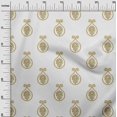 thumbnail image 3 of oneOone Rayon Olive Green Fabric Block Sewing Craft Projects Fabric Prints By Yard 56 Inch Wide, 3 of 5