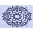 thumbnail image 1 of Ahgly Tapis Rectangulaire Lavable en Machine Intérieur Lavande Bleu, 2 Pieds x 3 Pieds, 1 of 7