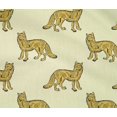 thumbnail image 4 of oneOone Cotton Flex Fabric Fox Block Print Fabric By The Yard 40 Inch Wide, 4 of 4